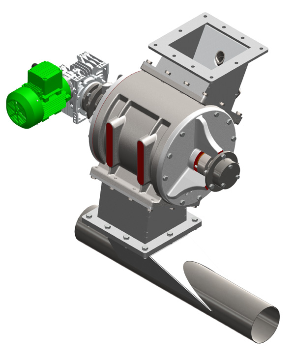 offset rotary valve